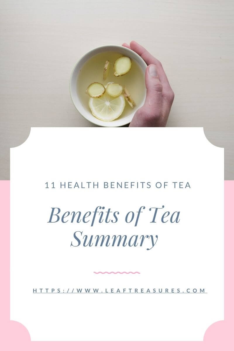 Summary of  Tea Benefits