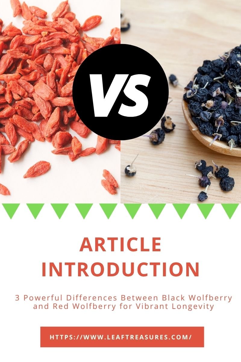 Differences Between Black Wolfberry and Red Wolfberry
